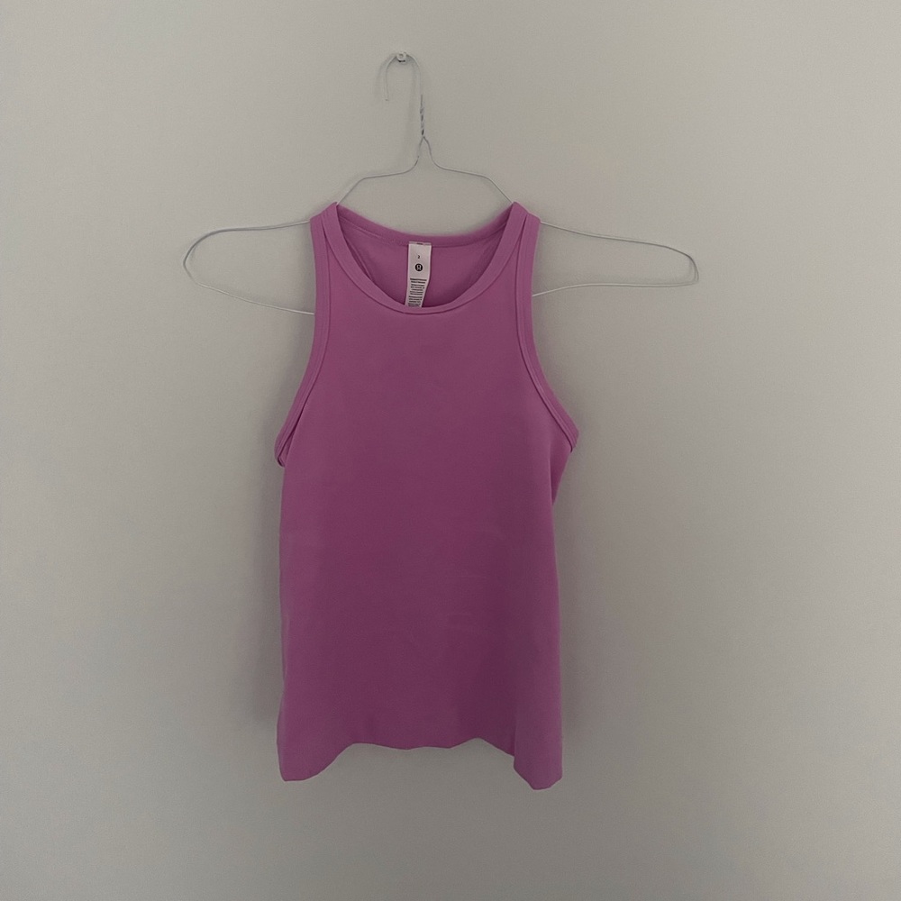 Lululemon tank top (size 2) (Dahlia Mauve) brand new never worn!